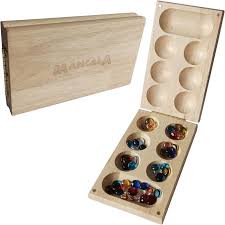 mancala board game set with folding