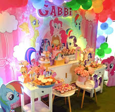 little pony themed birthday party ideas