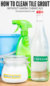 how to clean grout with vinegar and