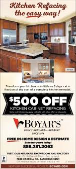 If your cabinets are sturdy.and most are, refacing is the. Don T Replace Reface Boyar S Kitchen Cabinets San Diego Ca