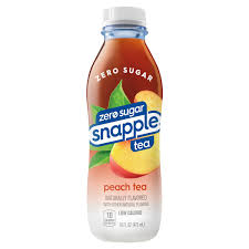 snapple tea zero sugar peach
