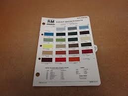 1975 Pontiac Car Paint Color Chip Chart
