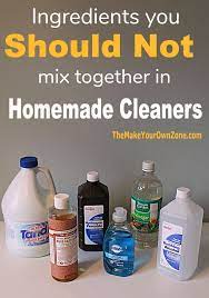 Mix When Making Homemade Cleaners