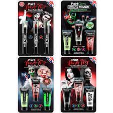paint glow halloween makeup set kit