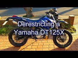 how to derestrict a yamaha dt 125 x re