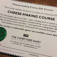 Cheese Making Course Gift Voucher Any Date The Courtyard Dairy