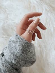 Double Arrow Ring In 2019 Arrow Ring Rings Nail Jewelry