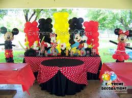 minnie and mickey birthday decorations