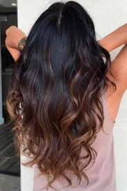 Find out what your hair type is here. 30 Trendy Black Ombre Hair Ideas To Pull Off Lovehairstyles Hair Color For Black Hair Black Hair Ombre Brown Ombre Hair