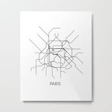 paris map poster map of paris poster
