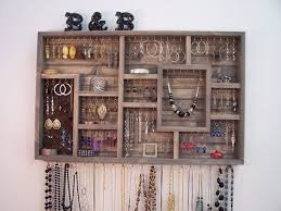 Handmade Wall Jewelry Organizer Display
