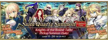 knights of the round table summoning