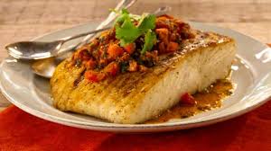 grilled white fish with chermoula