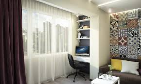 small home office space interior