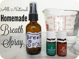 natural homemade breath spray