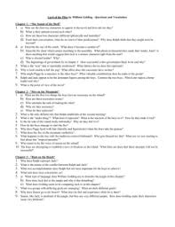 Lord Of The Flies Ch 1 2 Packet Doc