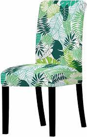 Plant Flower Chair Cover Home Dining