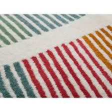 stripes wool rug