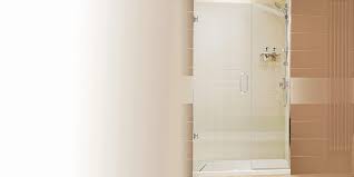 For the most part, modern bathroom doors today are primarily made using fiberglass, as they are far more enduring than other door materials and are also more flexible in for this space, try a door with a frosted glass panel. Glass Shower Doors Frameless Glass Shower Enclosures Panel