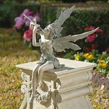 Buy Flower Fairy Statue Sitting Art