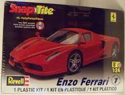 Revell has two kits for the ferrari california, which is a convertible car with a hard top: Revell Snaptite Enzo Ferrari Plastic Model Kit 1 24 45 Parts Revell Plastic Model Kits Model Kit Plastic Models