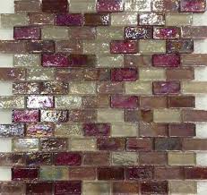 Thickness of 5 mm makes this mosaic very resistant and luxurious when touched. Rustic Pink Glass Brick Mosaic Tiles Sheet Bathroom Kitchen Wall Tile Mosaic Ebay