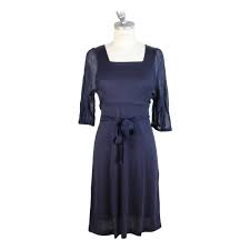 Philosophy By Alberta Ferretti Vintage Blue Cotton Evening Dress