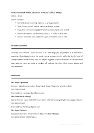 good examples of cv for school leavers Dayjob