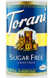 sugar free sweetener torani
