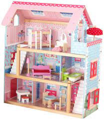 Nhà tranh cho búp bê - KidKraft Chelsea Doll Cottage with Furniture