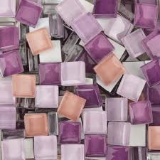 100x Glass Mosaic Tiles For Arts And