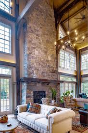 Stacked Stone Fireplace 10 Luxurious
