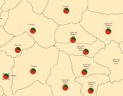 Arcmap How To Move Polygon Pie Charts Symbols In Arcgis