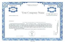 Blank Stock Certificate Template Medium Blank Stock Certificate