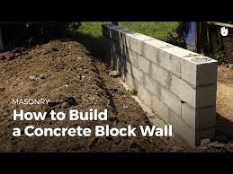 Build A Concrete Wall Diy Projects