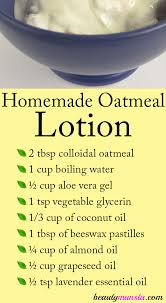 homemade oatmeal lotion beautymunsta
