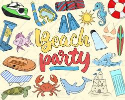 Image result for graphics beach party
