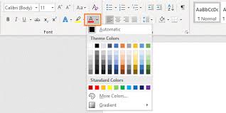formatting text in word tutorial 2016