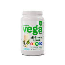 vega drink mix organic french vanilla flavored plant based 24 3 oz