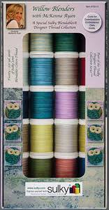 Sulky 733 11 20 Spools Of 500 Yards Each Mckenna Ryan Willow Blenders Cotton Sewing Embroidery Quilting Thread 30wt Blendables Kit