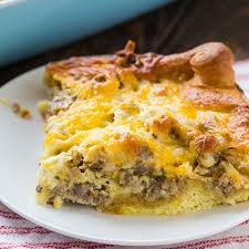 Sausage and Crescent Roll Casserole - Spicy Southern Kitchen
