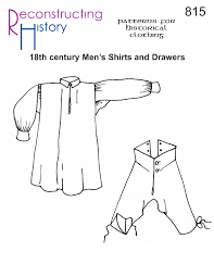 rh815 18th c men s shirts and drawers