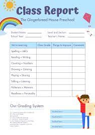 Updated over a week ago. Elementary School Report Card Template Postermywall