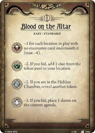 The company offers a free medical id card template that you can print and then fill out by hand. Blood On The Altar Arkhamdb