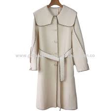 Fur Wool Coat Cashmere Coat Handsewn