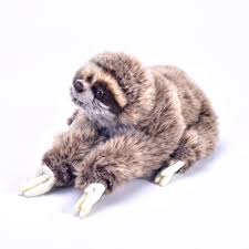 qoo10 real life sloth plush stuffed