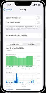 about the battery usage on your iphone