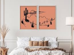 Western Decor Boho Art Prints Set