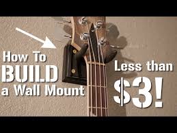 Awesome Diy Guitar Wall Mount For Less