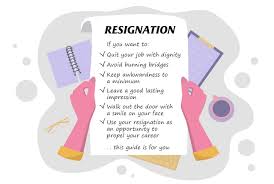 short notice resignation letter